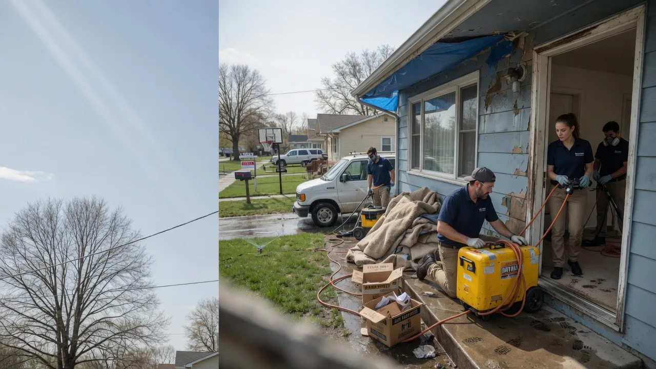 Basement Flood Cleanup in Lansing, KS near me